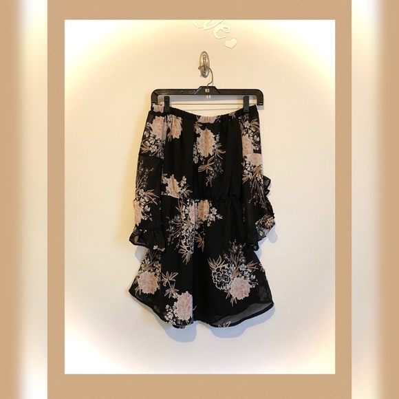 feathers Dresses & Skirts - Feathers Cold Shoulder Mini Dress